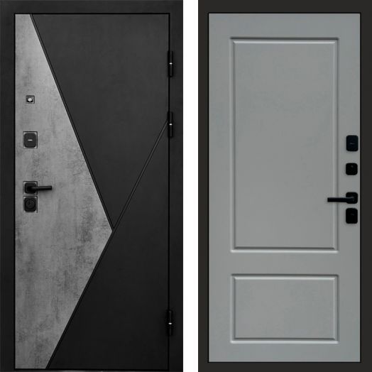 Входная дверь Termo-door Матрикс Бетон - Марсель Грей софт