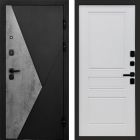 Входная дверь Termo-door Матрикс Бетон - Классик Белый софт