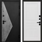 Входная дверь Termo-door Матрикс Бетон - Классика Белое дерево
