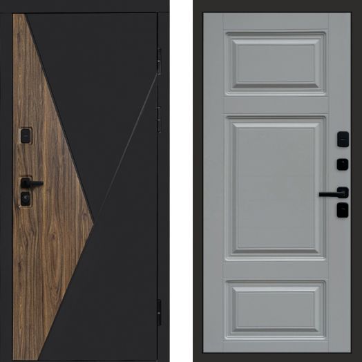 Входная дверь Termo-door Матрикс Дуб - Лион Грей софт