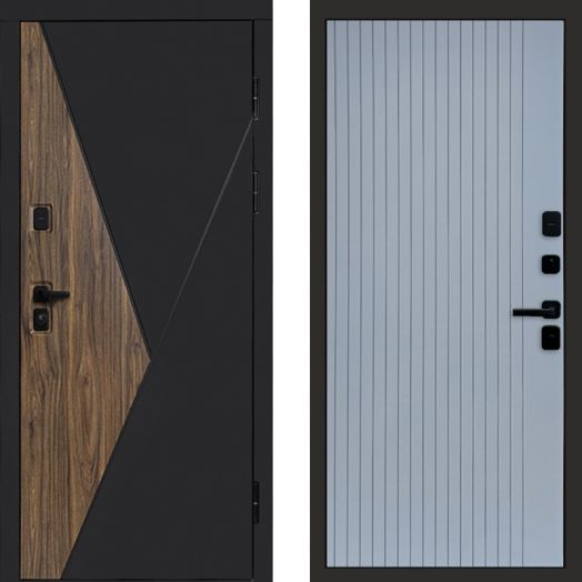 Входная дверь Termo-door Матрикс Дуб - FLAT Грей софт