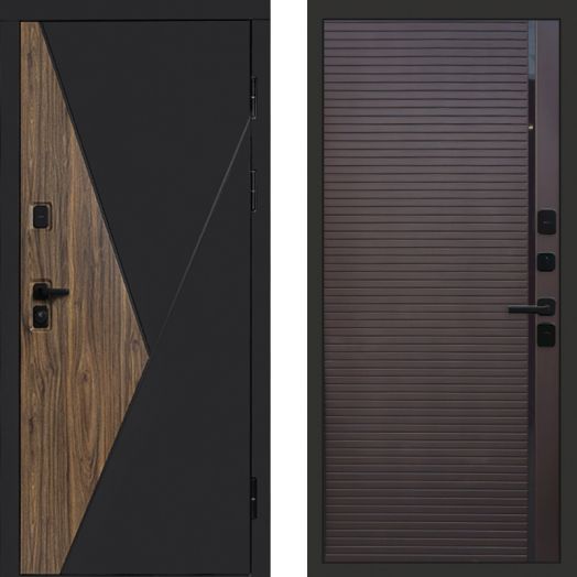 Входная дверь Termo-door Матрикс Дуб - Porte Шоколад