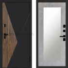 Входная дверь Termo-door Матрикс Дуб - Зеркало триумф Бетон светлый