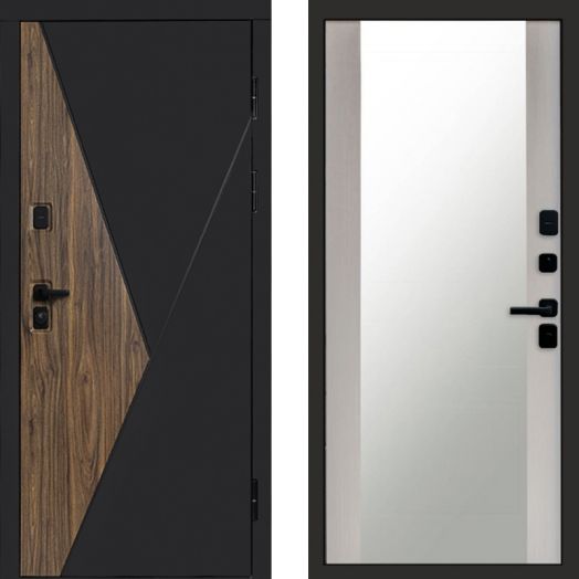 Входная дверь Termo-door Матрикс Дуб - Зеркало Лиственница