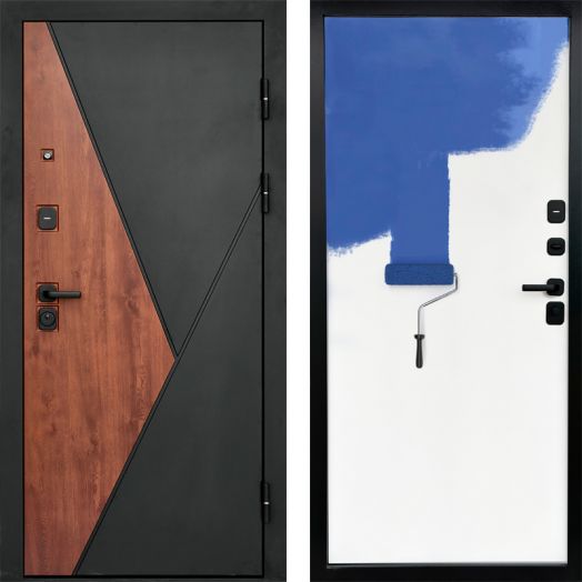 Входная дверь Termo-door Матрикс Дуб - Грунт под покраску