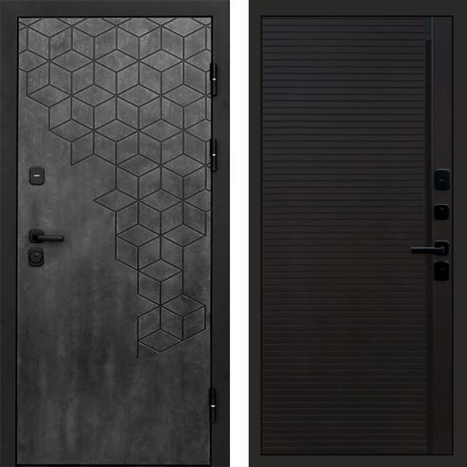 Входная дверь Termo-door Спейс Бетон патина - Porte black