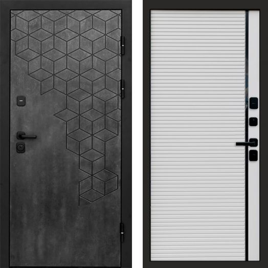 Входная дверь Termo-door Спейс Бетон патина - Porte white