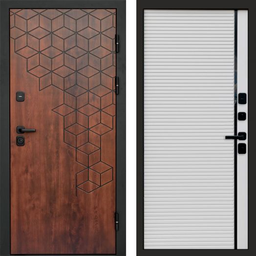 Входная дверь Termo-door Спейс Дуб патина - Porte white