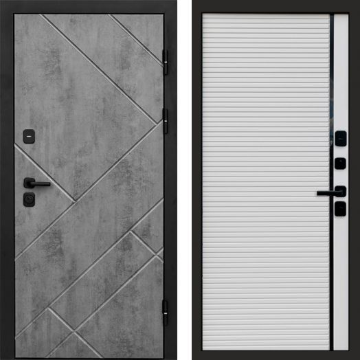 Входная дверь Termo-door Стоун Бетон - Porte white