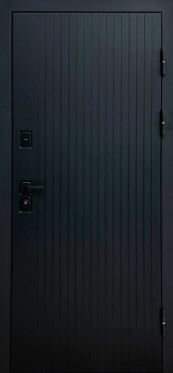 Входная дверь Termo-door Твист Black style - FLAT Дуб
