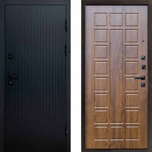 Входная дверь Termo-door Твист Black style - Престиж Дуб