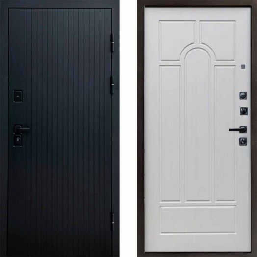 Входная дверь Termo-door Твист Black style - Арка Лиственница