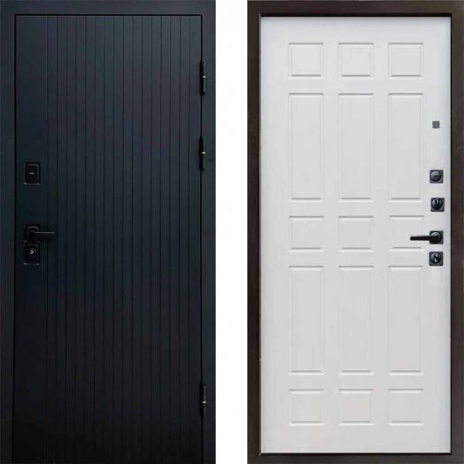 Входная дверь Termo-door Твист Black style - Спарта Лиственница