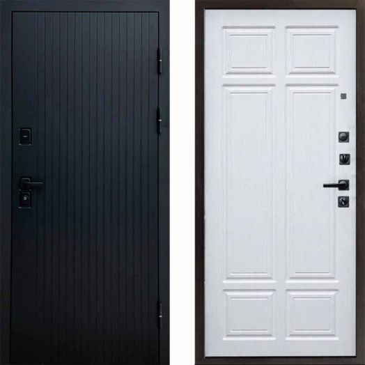 Входная дверь Termo-door Твист Black style - Лиственница премиум