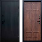 Входная дверь Termo-door Твист Black style - Орех премиум