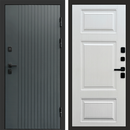 Входная дверь Termo-door Твист Грей style - Лион Лиственница