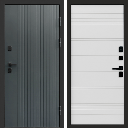 Входная дверь Termo-door Твист Грей style - White Line