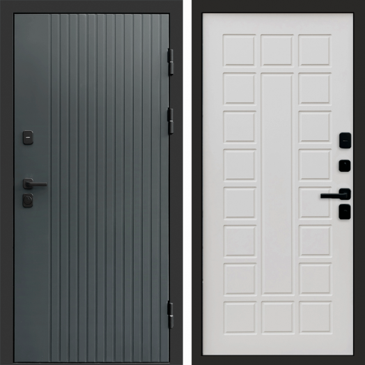 Входная дверь Termo-door Твист Грей style - Престиж Бежевый матовый