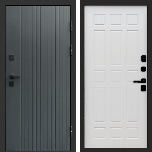 Входная дверь Termo-door Твист Грей style - Спарта Лиственница
