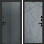 Входная дверь Termo-door Твист Грей style - Лучи Бетон темный