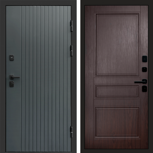 Входная дверь Termo-door Твист Грей style - Класскика Венге