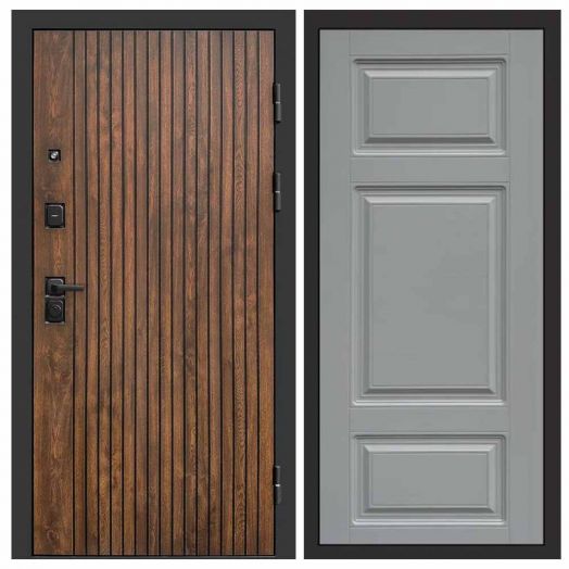 Входная дверь Termo-door Твист Дуб style - Лион Грей софт