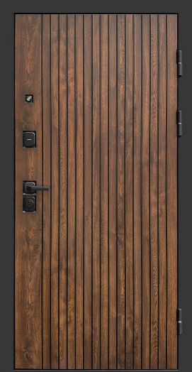 Входная дверь Termo-door Твист Дуб style - FLAT Белый софт