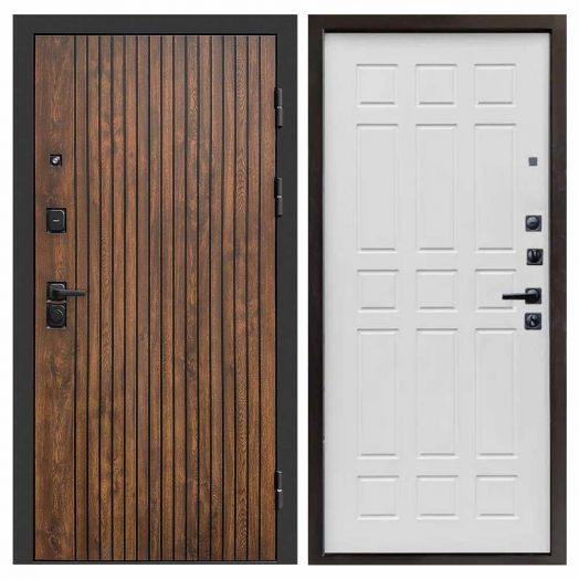 Входная дверь Termo-door Твист Дуб style - Спарта Белое дерево