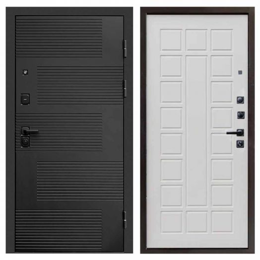 Входная дверь Termo-door Фаворит Black - Престиж Бежевый матовый