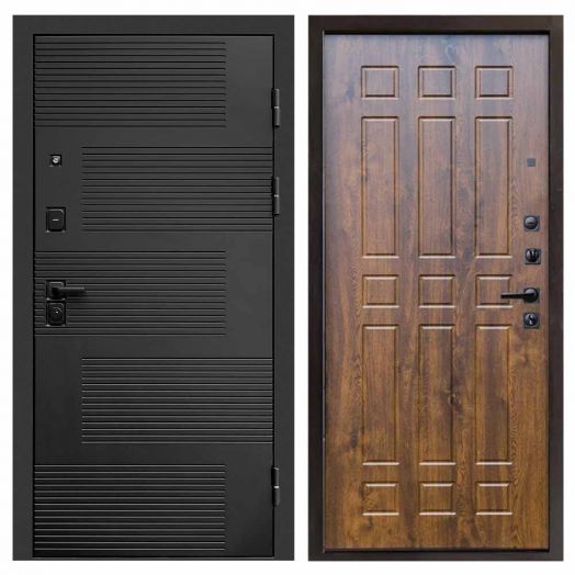 Входная дверь Termo-door Фаворит Black - Спарта Дуб