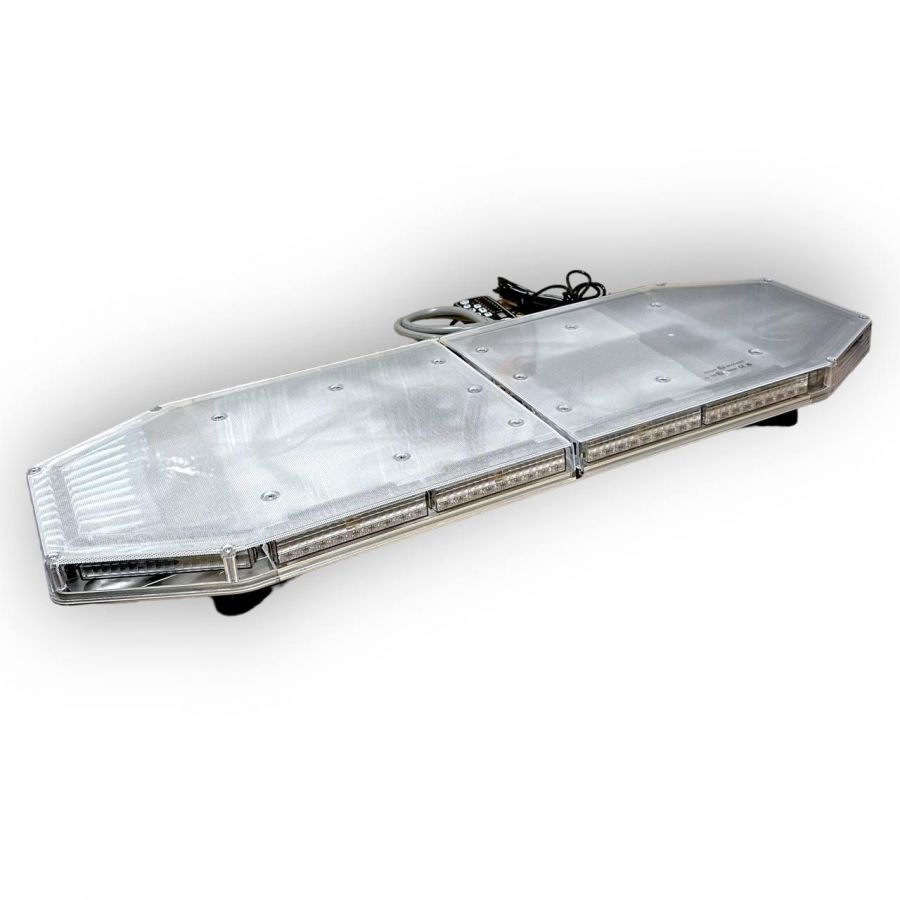 Проблесковая люстра LUNA оранжевого свечения 90 см светодиодная 12/24 Вольт четырехсторонняя