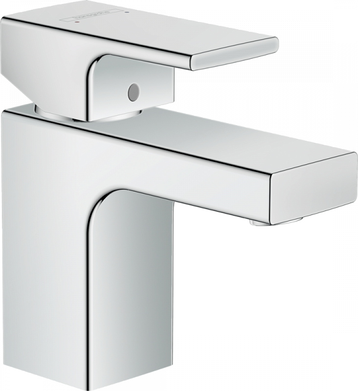 Смеситель для раковины Hansgrohe Vernis Shape 70 со сливным гарнитуром, хром 71560000