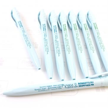 ручки с логотипом для выставки