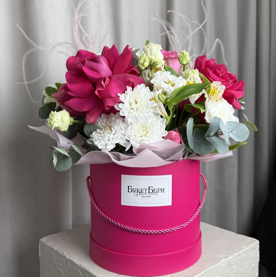 Сборная коробочка с французской розой