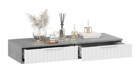 Стол туалетный Хилтон - 402.007.000 Ателье светлый, Белый матовый