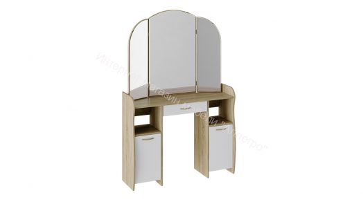Туалетный столик "София" Т2 Дуб Сонома/Белый