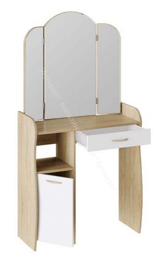Туалетный столик "София" Т1 Дуб Сонома/Белый