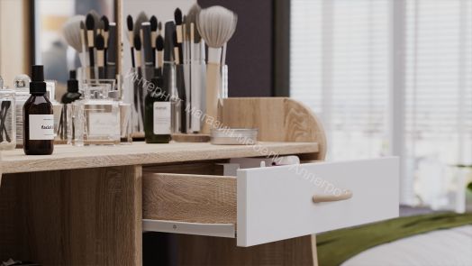 Туалетный столик "София" Т1 Дуб Сонома/Белый