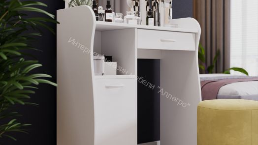 Туалетный столик "София" Т1 (Белый/Белый)