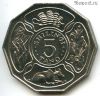 Танзания 5 шиллингов 1989