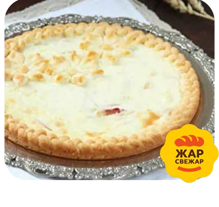 Творожник с яблоками