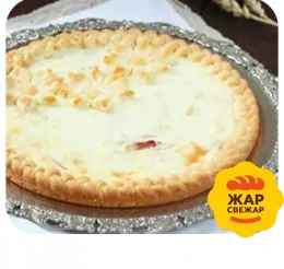 Творожник с яблоками