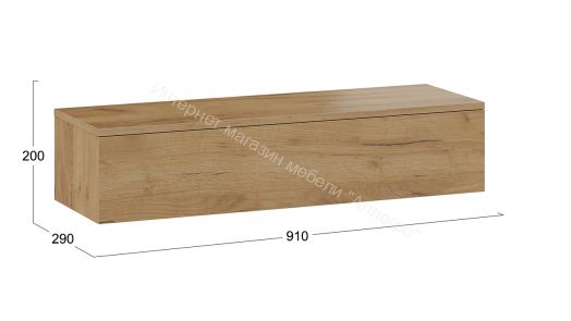 Тумба универсальная Тип 2 Дуб Крафт Золотой