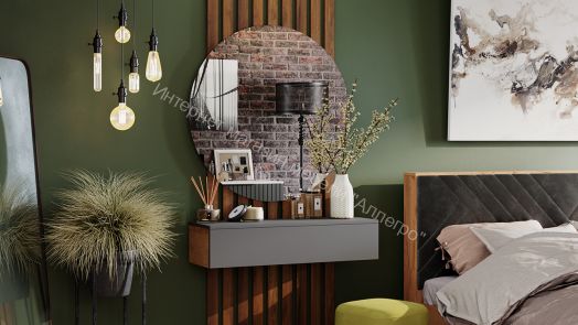 Тумба универсальная Тип 2 Дуб Крафт Золотой, Графит Серый