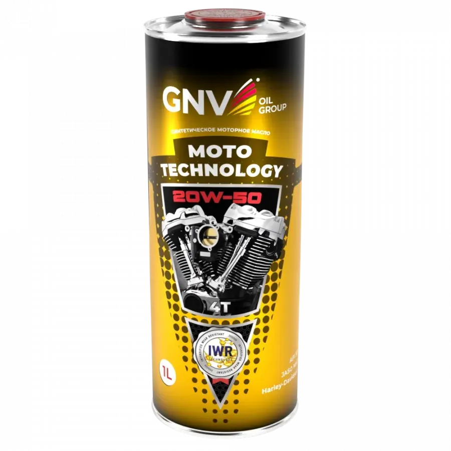 GNV Moto Technology 4T 20W-50, 1л