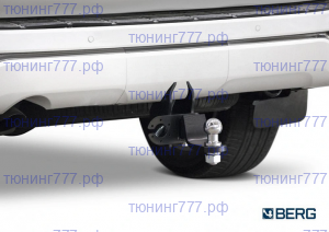 Фаркоп (тсу) Berg, крюк под квадрат на Land Cruiser 300
