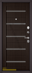 Входная дверь Бульдорс MASS 90 Царговая 3К Ларче Шоколад