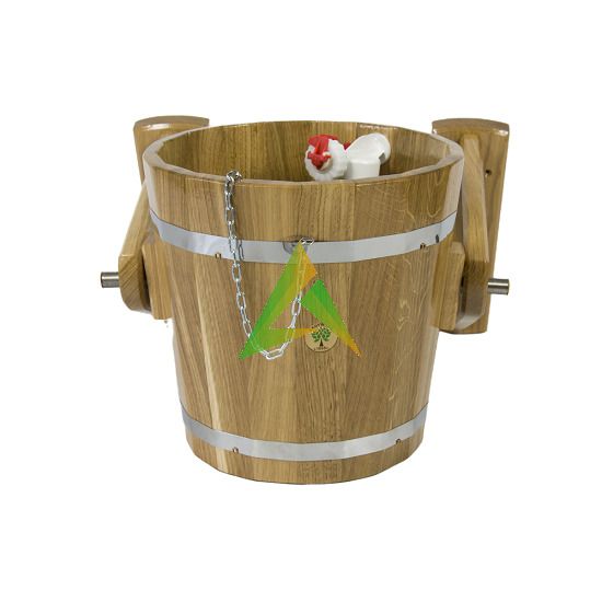 Обливное устройство из дуба 12 л. Натурльная