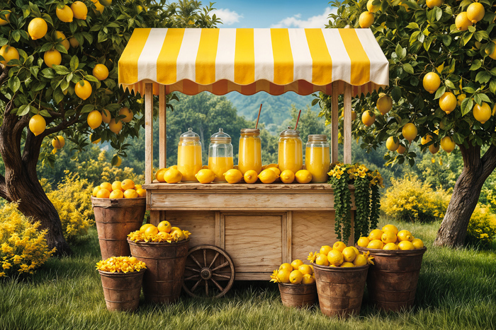 Фон стена "Lemonade №7"
