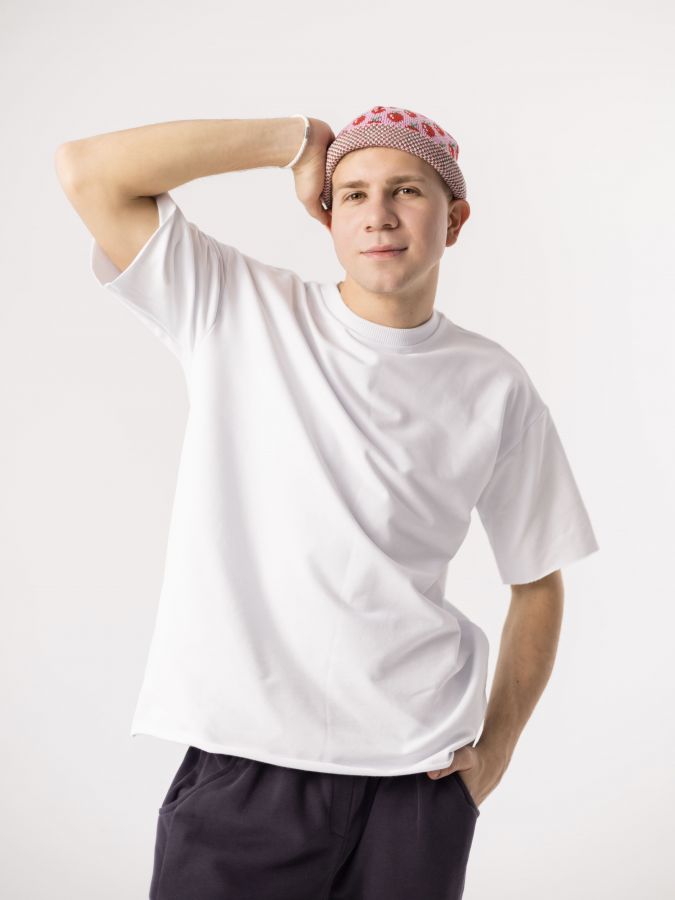 Футболка оверсайз белая